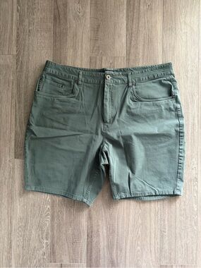 Rye by Hawker Rye Casual Green Cotton Shorts